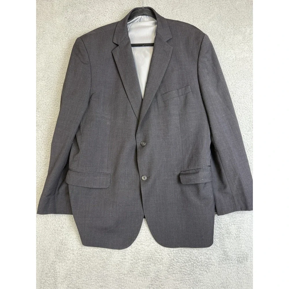 Pronto Uomo Blazer Mens 48 Long Wool Blend Sport Coat Classic 2 Button Suit Jack